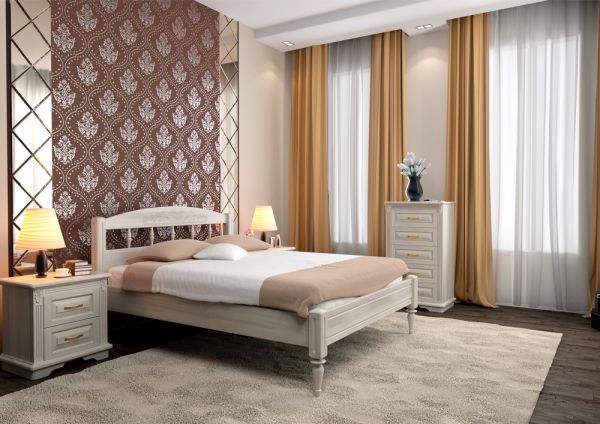 Кровать DreamLine Флоренция 1 (Бук)